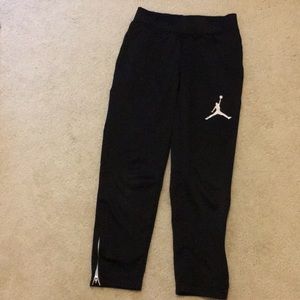 Black Jordan joggers